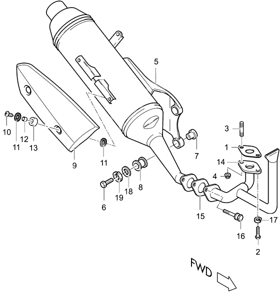 Muffler comp