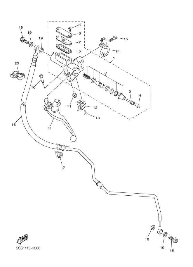 FRONT MASTER CYLINDER