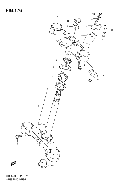 Steering stem