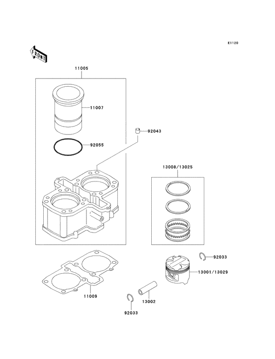 Cylinder/piston(s)