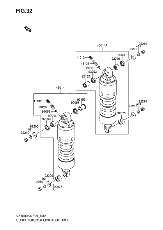 Suspension/shock absorber