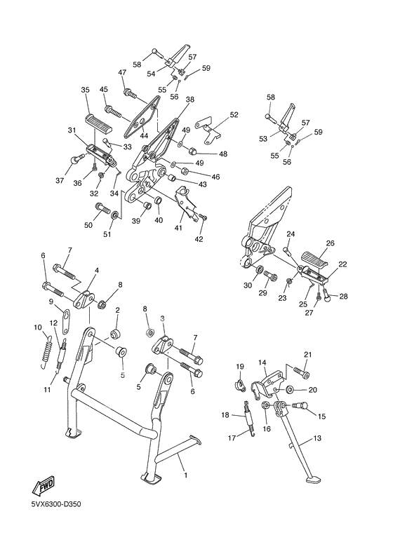 Stand & footrest