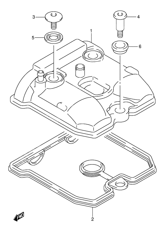 Cylinder head cover