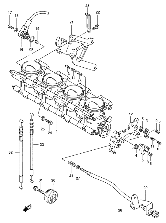 Throttle body              

                  Model y