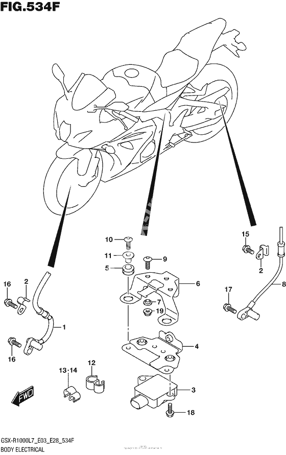 Body Electrical (Gsx-R1000Al7 E33)