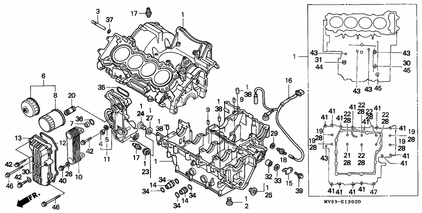 Crankcase set