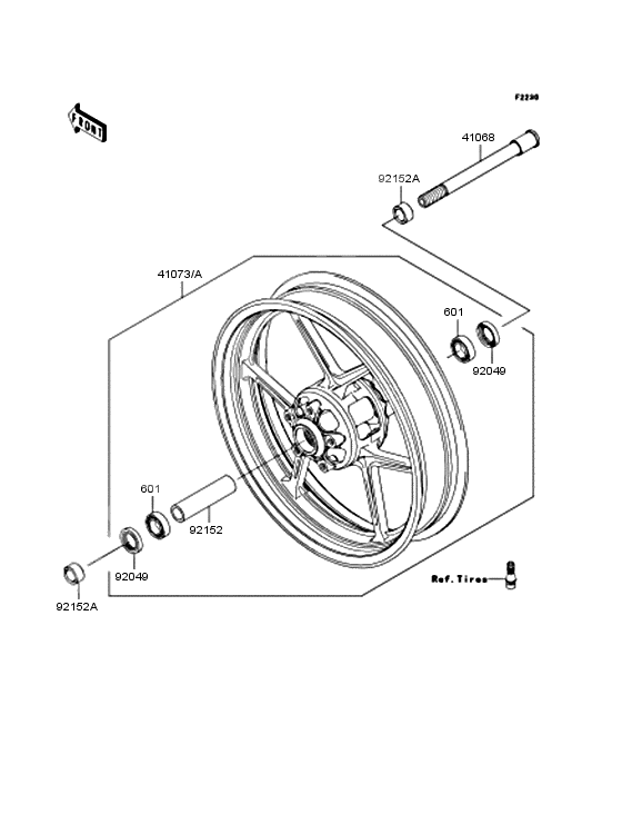 Front wheel