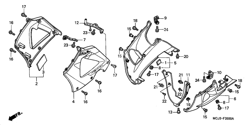 Lower cowl              

                  1