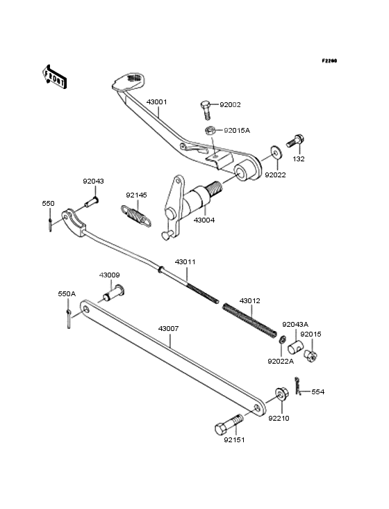 Brake pedal