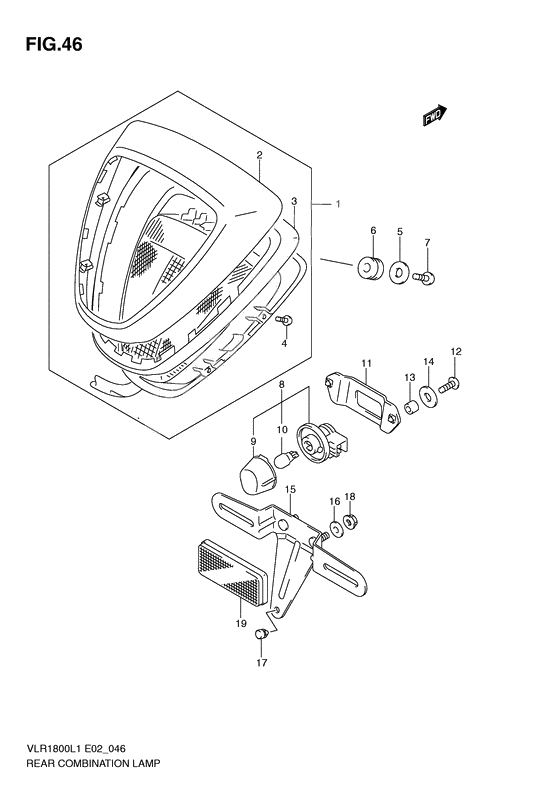 Rear combination lamp              

                  Vlr1800l1 e2