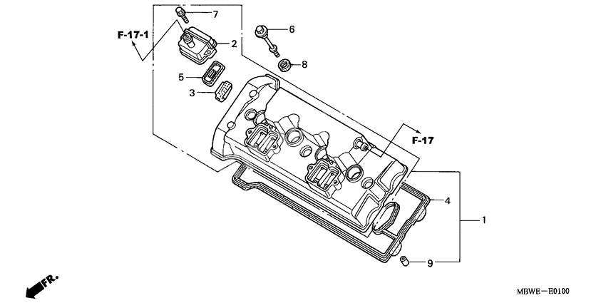 Cylinder head cover