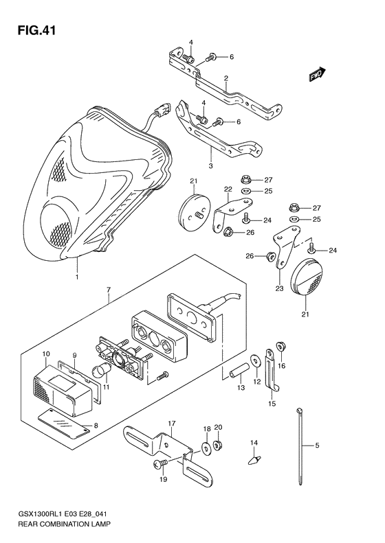 Rear combination lamp