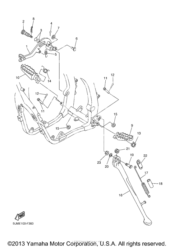 Подножки & Подставка