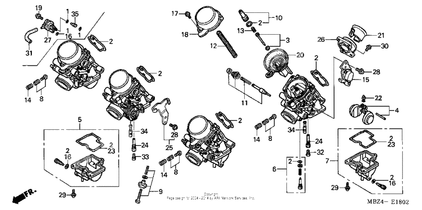 Carburetor (component parts) (1)