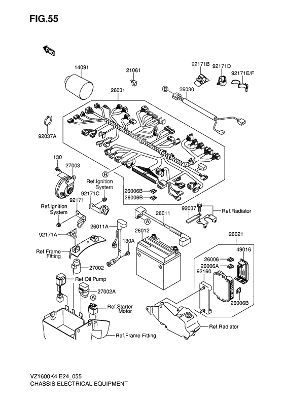 Chassis electrical equipment