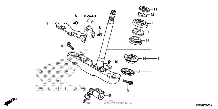 Steering stem (1)