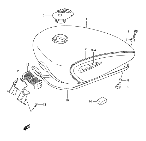 Tank fuel              

                  Model k1