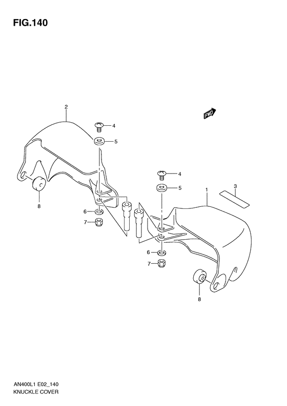 Knuckle cover              

                  An400zal1 e51