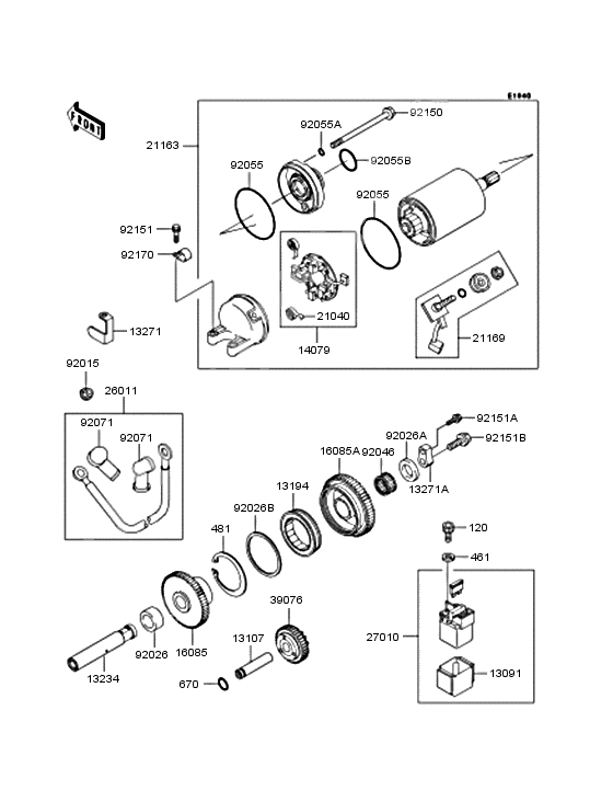 Starter motor