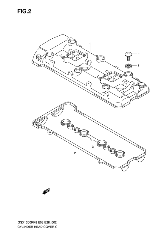 Cylinder head cover