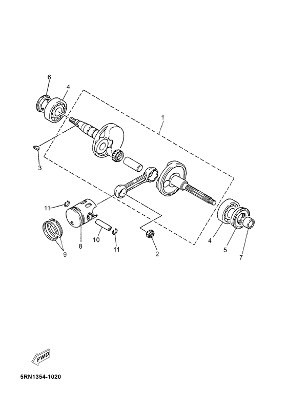 Crankshaft & piston