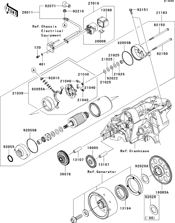 Starter motor(-er650ae046804)