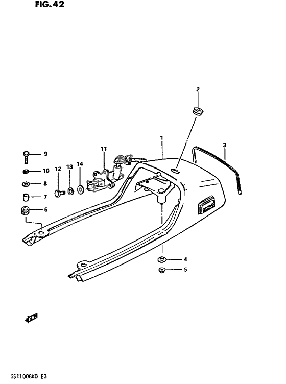 Seat tail cover