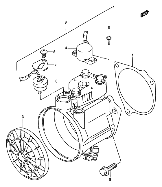 Throttle assy