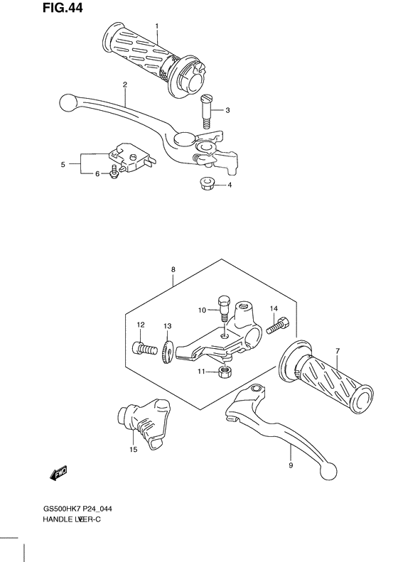 Handle lever              

                  Model k7/k8/k9