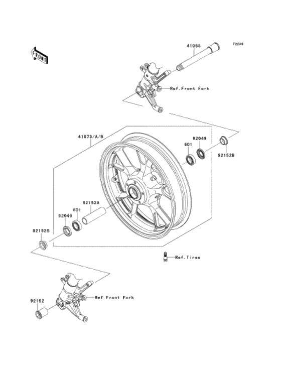 Front wheel