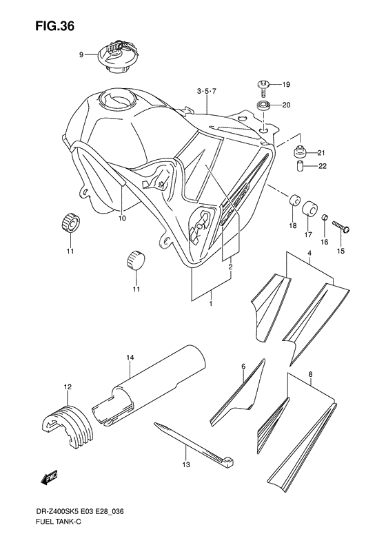 Tank fuel              

                  Model k5/k6/k7/k8