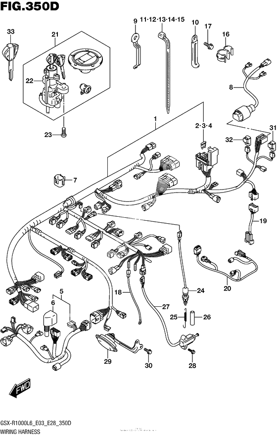 Wiring Harness (Gsx-R1000Al6 E28)