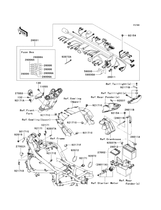 Chassis electrical equipment