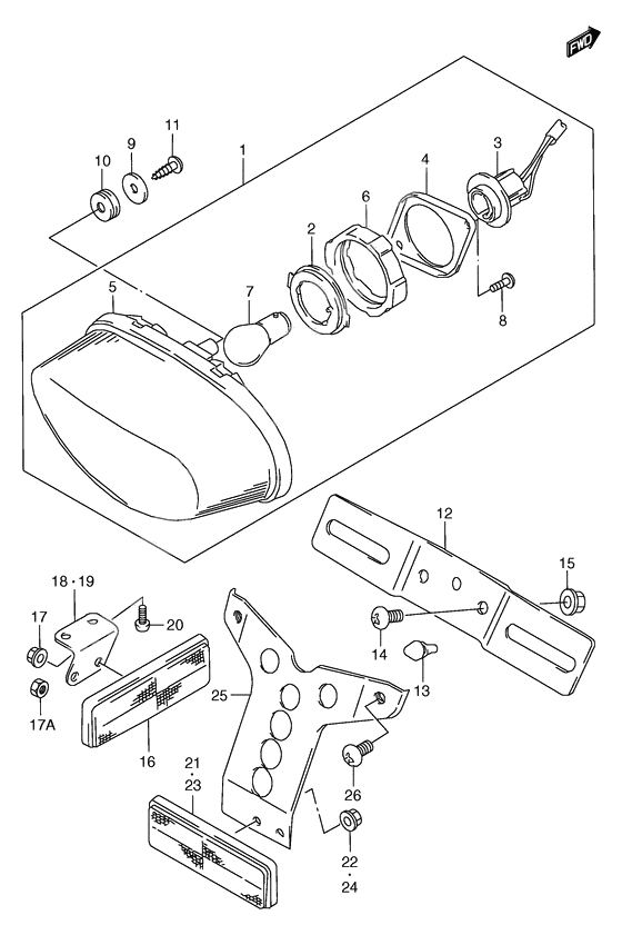 Rear combination lamp