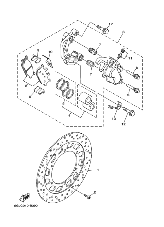 Front Brake Calliper