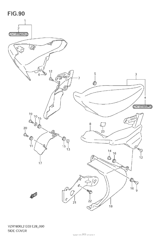 Side Cover (Vzr1800Z L2 E28)