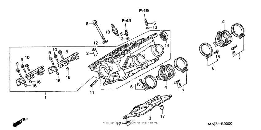 Right cylinder head