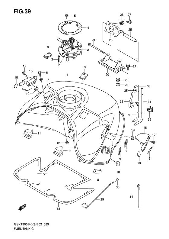 Tank fuel              

                  Model k8/k9