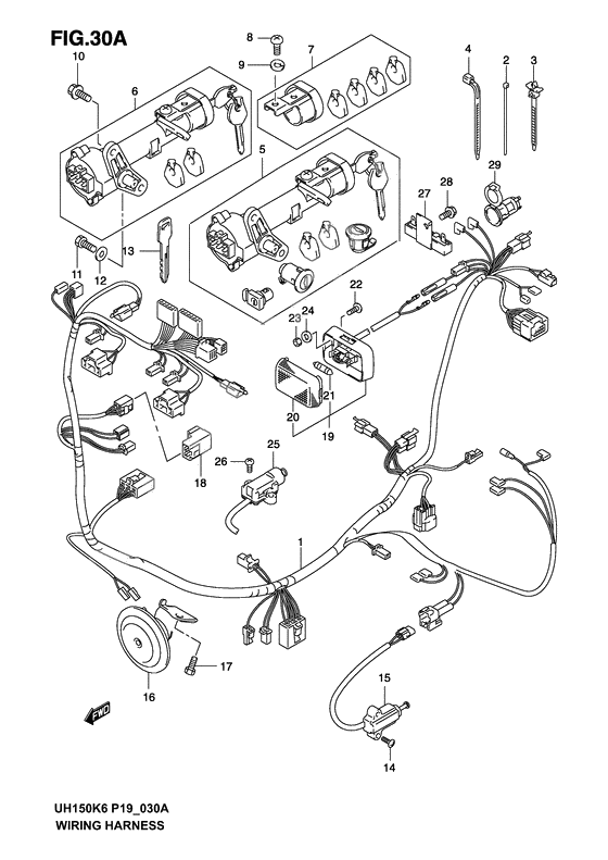 Wiring harness              

                  Model k4/k5/k6