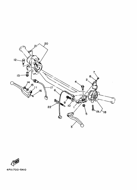 Commutateur et levier