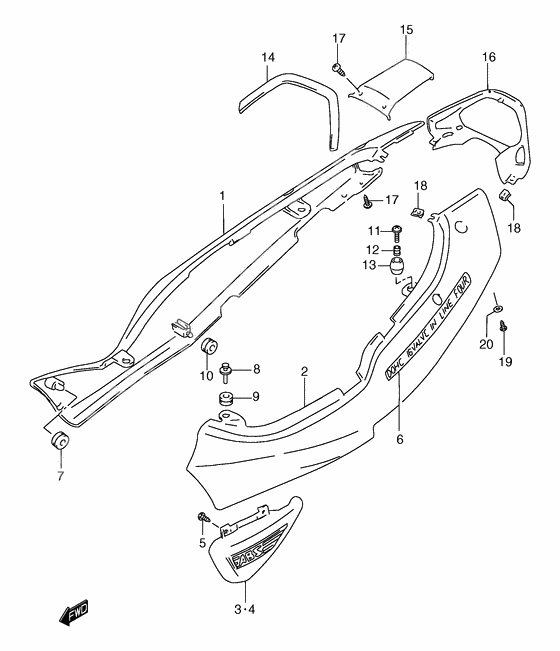 Frame cover              

                  Gsf1200say