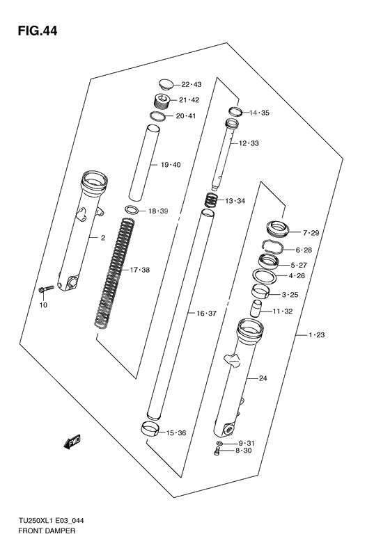 Front damper