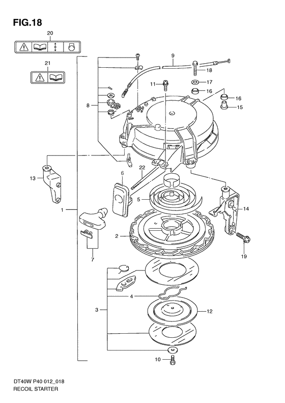 Starter assy recoil