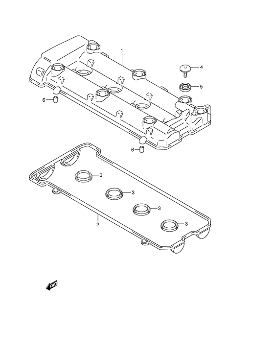 Cylinder head cover