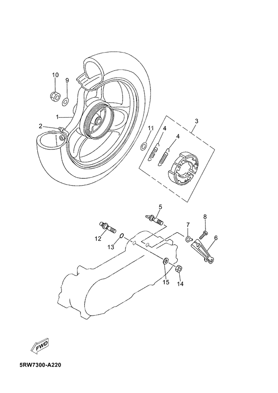 Rear wheel