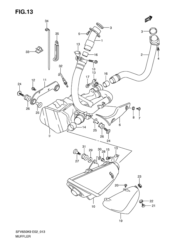 Muffler comp