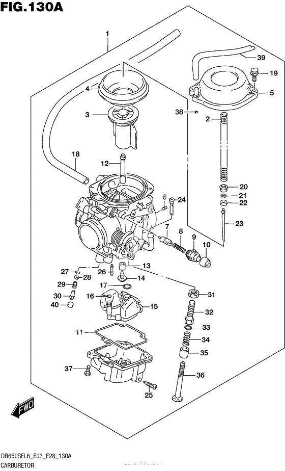 Carburetor (Dr650Sel6 E03)