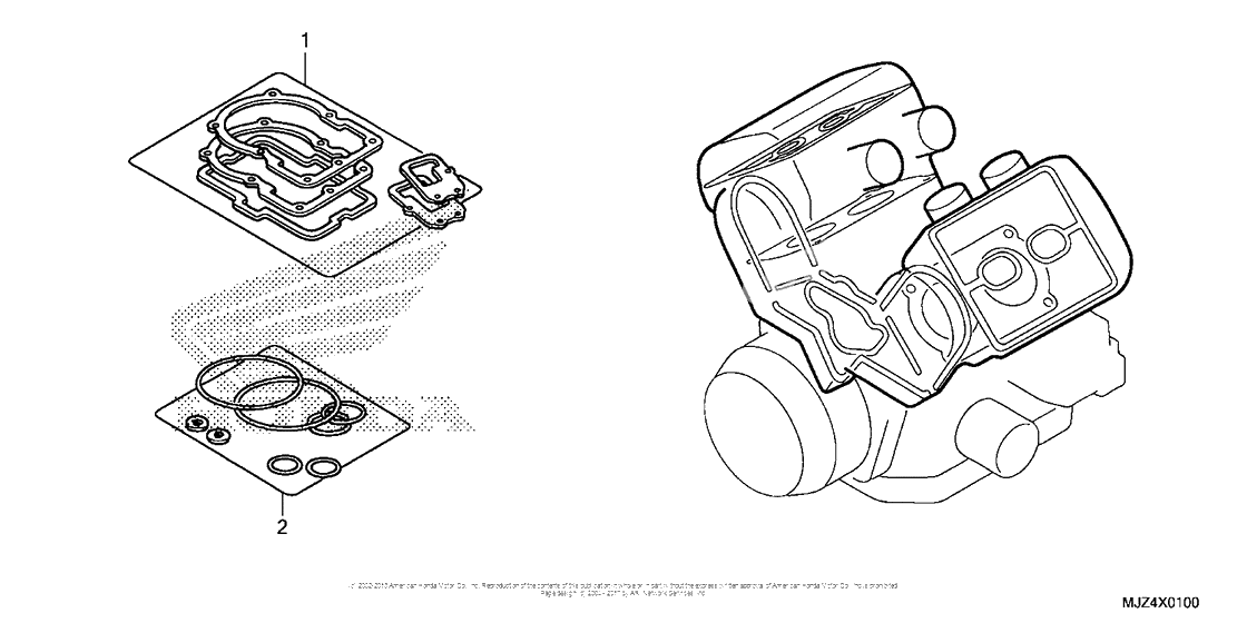 Комплект прокладок 