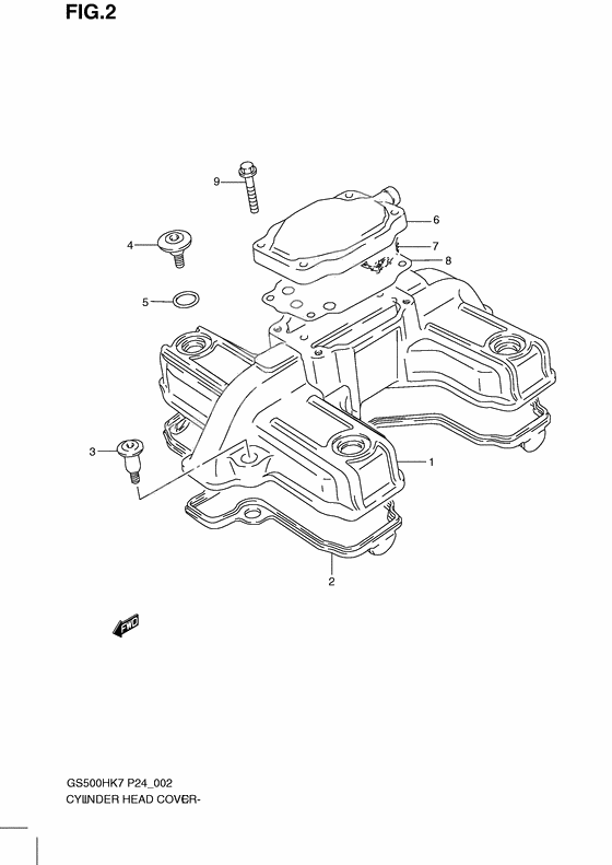 Cylinder head cover