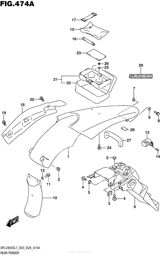 Заднее крыло